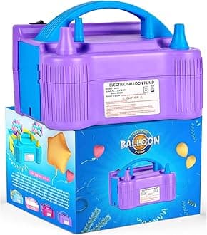 Active 100 Portable Dual Nozzle Electric Air Pump for Balloons for Outdoor Recreations 220v-240v 600w