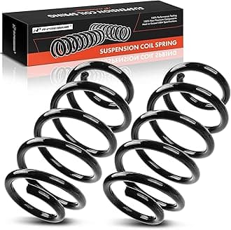 A-Premium 2Pcs Rear Suspension Coil Spring Set Compatible with Jeep Commander 2006 2007 2008 2009 2010, Driver and Passenger Side, Replace# 52124214AB, 52124215AB