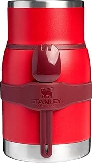 STANLEY Adventure To-Go Food Jar | Vacuum Insulated Food Container | Wide Mouth Screw On Lid | Packable for Travel | Stainless Steel with Leakproof Lid | BPA-Free