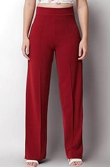 KOTTY Women's Straight Casual Pants