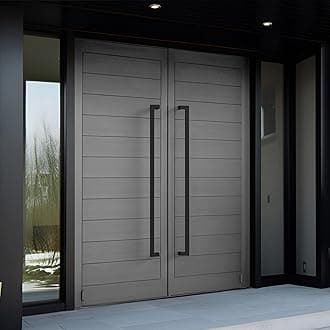 Modern Contemporary Long Stainless Steel Push Pull Door Handle for Home Entrance Glass Shower Wooden Barn & Office Store Shop Doors