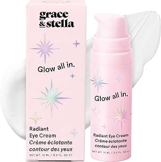 grace & stella - GLOW LIKE YOU HAVE SLEEP 8 HOURS - Wake up tired eyes with our caffeinated eye cream for dark circles. This powerful formula fights dark circles and bags under