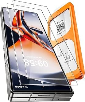 TOCOL for Samsung Galaxy Z Fold 7 Screen Protector [9H Hardness] [Military Grade Shatterproof] HD Tempered Glass 2 Pack