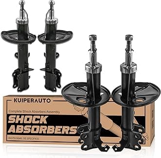 Front and Rear Complete Strut Assemblies Shocks Absorbers 71951 71952 71953 71954 Compatible for 1993-2002 Toyota Corolla 1998-2002 Chevy Prizm（Set of 4）
