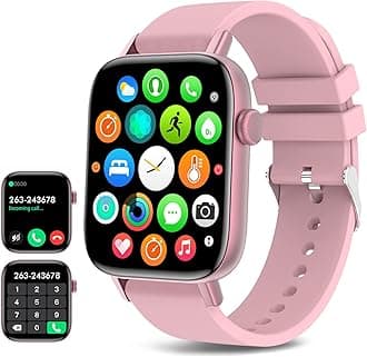 Smart Watch for Women (Answer/Make Calls) Compatible with iPhone/Android Phones - 1.9" HD Screen Fitness Tracker : Heart Rate/Sleep Monitor/Pedometer/Calories, Multiple Sports Tracker Watch Waterproof