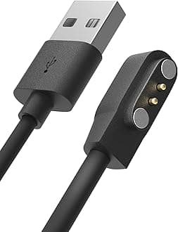 Sinoacc Smart Watch Charger for Skg Letsfit Cubitt Yamay Willful Fitpolo Tozo Wyze Umidigi Blackview 3.3Ft USB Magnetic Charging Cable Cord for Umidigi Uwatch 3S 3 2 2S Urun Smartwatch