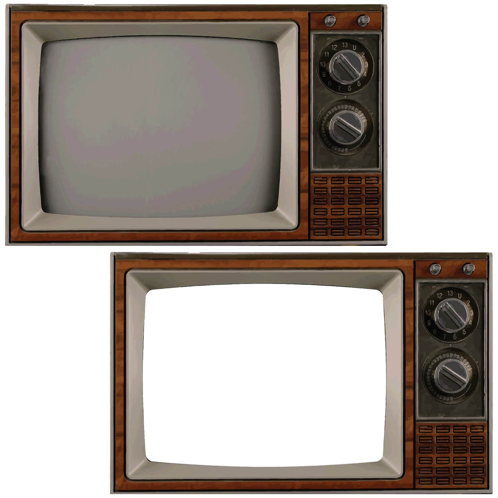 Retro Television Selfie Photo Frame Prop