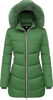 MOERDENG Women’s Winter Coats, Windproof, Warm, Waterproof, Thick, Hooded