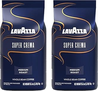 Super Crema Whole Bean Espresso Coffee 2.2lb - Pack Of 2