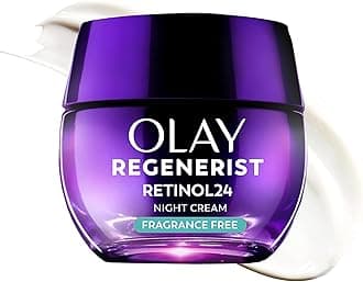 Olay Retinol 24 Face Moisturizer, Anti-Aging Night Face Cream for Wrinkles and Uneven Skin Tone with Retinol, 1.7 oz