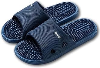Massage Slippers for Women Men Acupressure Foot Plantar Fasciitis Sliders House Ladies Reflexology Sandals Shower Shoes Non-Slip Quick Drying Pool Beach Indoor Outdoor