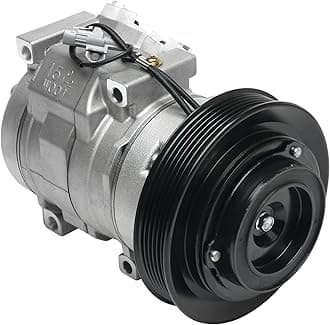 Replacement AC Compressor and Clutch Kit - Compatible with Toyota Vehicles - 2003, 2004, 2005, 2006, 2007, 2008 Corolla, Matrix 1.8L - Replaces 8832002120, CO 27000C, CS20101, 295525NH, 144004C, 1419N