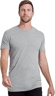 Mens T-Shirts – Short Sleeve Crew Neck T Shirts for Man, Cotton Blend Plain Novelty Men's T-Shirts