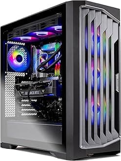 Skytech Legacy 4 Gaming PC Desktop, Ryzen 9 9950X3D 4.3 GHz (5.7GHz Turbo), NVIDIA RTX 5090 32GB, X870 Board, 2TB Gen5 NVMe SSD, 64GB DDR5 RAM 6000 RGB, 1200W Gold ATX 3 PSU, Wi-Fi, Win 11