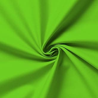 100% Cotton Fabric 60 Inch 150cm Wide 150GSM Material for Sewing, Dressmaking, Quilting, Curtain Linings, Pillowcases & Totes Fabric by The Half Metre by Discount Fabrics LTD(Apple Green, 1m)