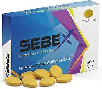 Gold 500mg Ginseng Tablets for Men | Stronger | Longer | Performance & Endurance Support | Extra Strength Herbal Energy & Stamina Formula | 10 Tablets