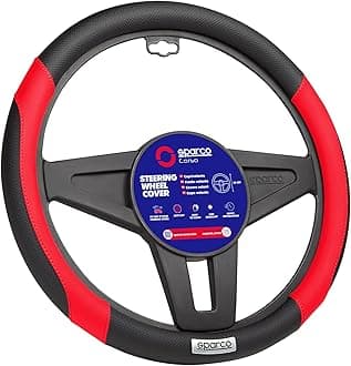 SPARCO Steering Wheel Cover C1113 Black/RED SPARCO Universal CAR