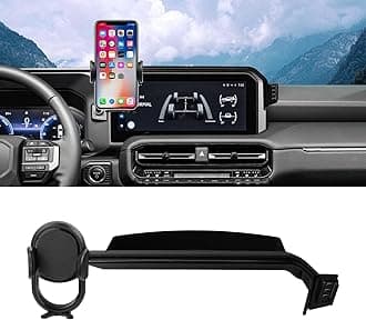 Autorder Car Phone Holder for 2024 2025 Land Cruiser LC250 Accessories Phone Mount 12.3-Inch Screen Cell Phone Automobile Cradles Hands-Free 360 Degree Rotation