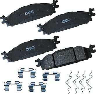 Bendix Premium SBC1508 Ceramic Front Brake Pads for Ford Explorer 2019-2011, Flex 2019-2009, Taurus 2019-2010, Lincoln MKS 2012-2009, MKT 2019-2010 (Compatible with models without Heavy Duty Brakes)
