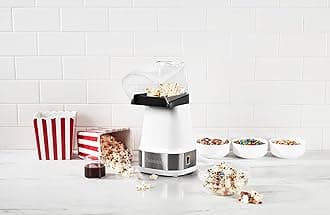 EasyPop Hot Air Popcorn Maker (White)