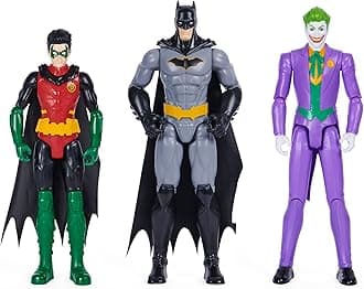 Kinetic Sand DC Comics Batman Rebirth Robin and Joker Figure Set 30 cm with Fabric Cape