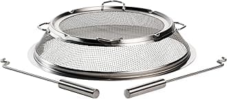 Yukon Shield - Durable Stainless Steel Spark Protector Mesh Screen for Fire Pits, Keeps Pops and Hot Embers Contained for Safe Outdoor Fires, Includes Shield Removal Tools