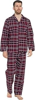 Strong Souls Mens Pyjamas Traditional 2 Piece Pjs