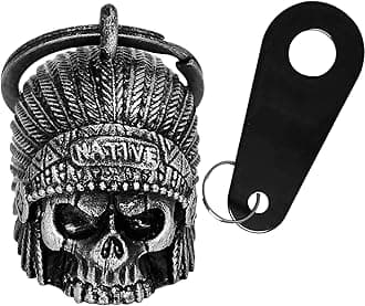 Dream Apparel Motorcycle Bell Guardian Angel Drive Away Gremlin, Biker Bell for Men Women Rider Riding, Good Luck Gift