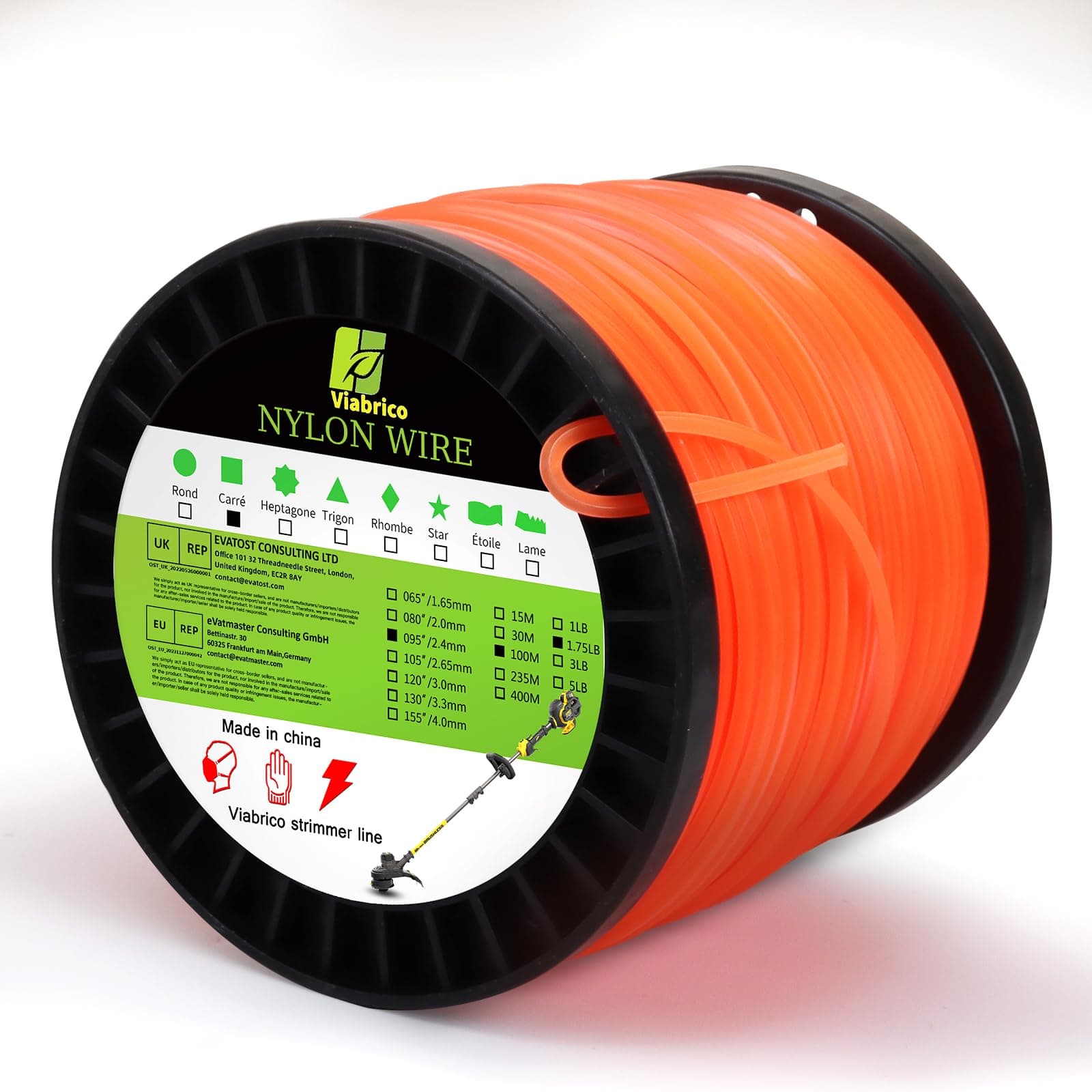2.4mm-100M-1.7lb-Spool