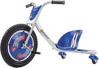 Razor RipRider 360 Caster Trike for Kids Ages 5+ - Lightweight, Rubber Handlebars, Steel Frame, for Riders up to 160 lbs