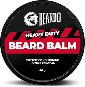Beardo Heavy Duty Beard Balm, 40g | Beard Nourishment & Styling Balm for Smooth & Shiny Beard | Reduce Beardruff Prevent Dryness, Itchiness & Flakiness