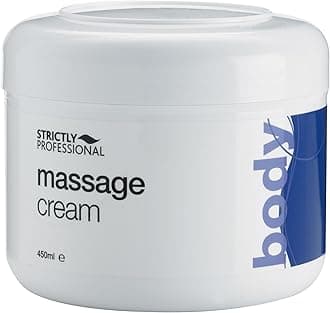 Strictly Professional Massage Cream 450ml – Deep Nourishing Body & Facial Massage Cream – Hydrating & Skin Softening Formula for Professional Salon & Home Use