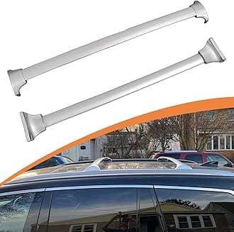 Roof Rack Cross Bars Compatible for Honda Pilot 2016-2022 with Side Rails, Aluminum Crossbar Luggage Rack Carrier for Rooftop Cargo Carrier Bag Kayak Canoe Bike Snowboard Skiboard