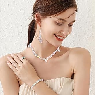 600 Pcs Glass Beads for Jewelry Making, Assorted Crystal Rondelle Beads with Box - 4/6/8mm, AB Color