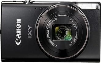 Canon IXY 650 Compact Digital Camera, Black, 12x Optical Zoom, Wi-Fi Compatible, IXY650BK