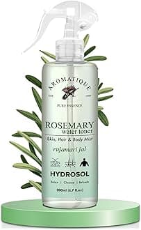 Rosemary Water Refreshing Hair Mist Suitable for All Hair Types Hydrates & Revitalizes Alcohol-Free Formula (200 ML) Rosemary Water