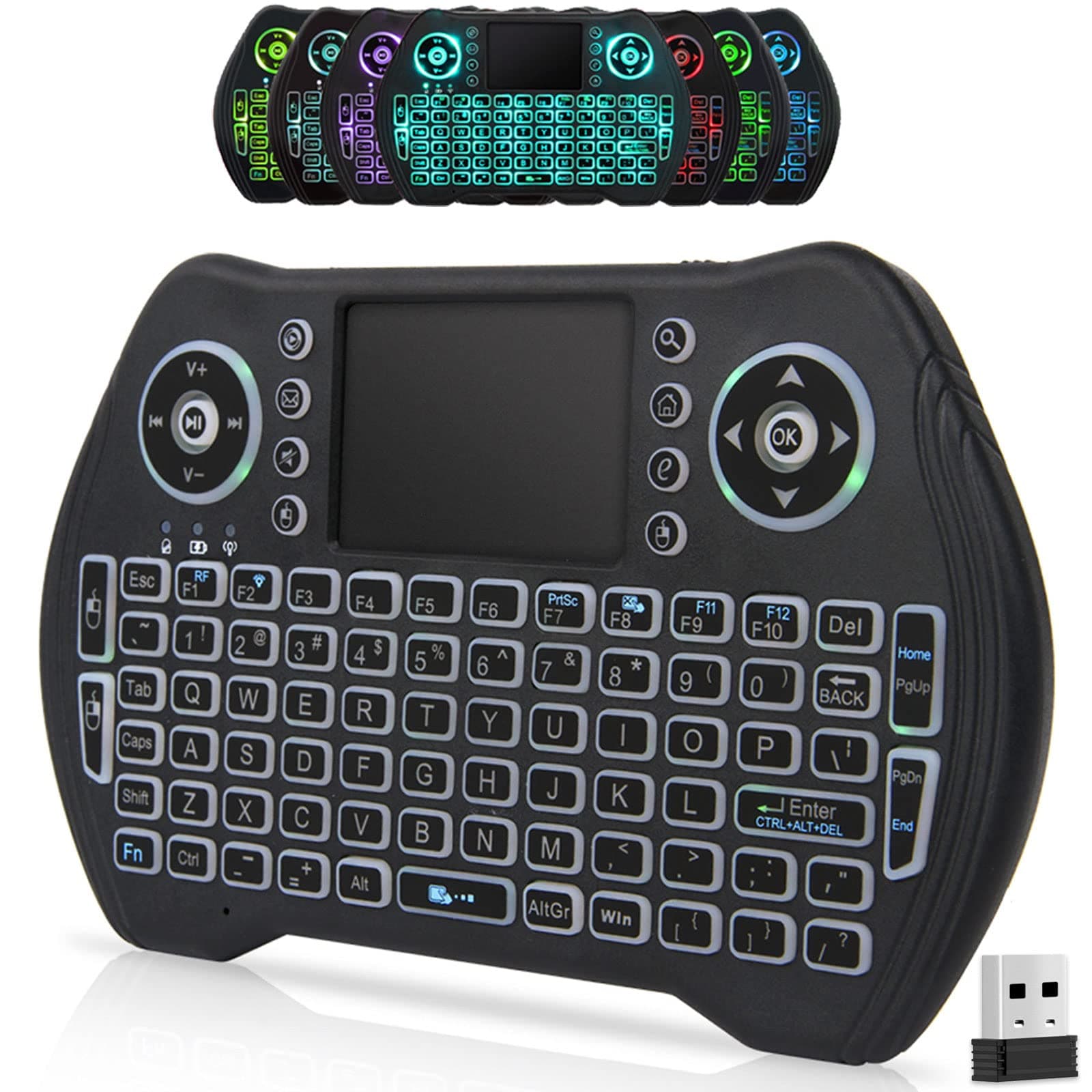 Mini Wireless Keyboard Android TV Box 13.0 4GB RAM 64GB ROM with Keyboard