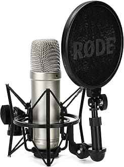 Rode NT1-A Large-Diaphragm Condenser Microphone,XLR