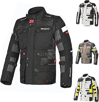 MAXIMO-MOTO Motorbike Jacket for Men Motorcycle Waterproof Windproof Touring Jacket CE Class A Certified Protective Coat EN: 17092-4:2020