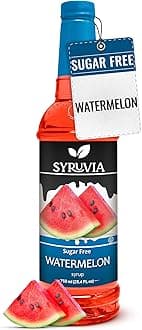 Sugar-Free Watermelon Syrup, Flavored Syrup for Drinks, Cocktails, Lemonades, Iced Teas, and Desserts – 25.4 fl oz