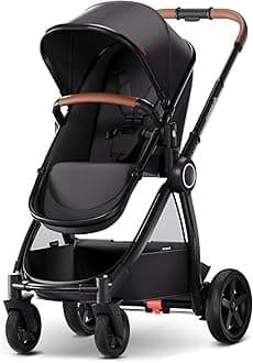 Ultimate2 Baby Stroller, Premium Convertible Full-Size Stroller for Toddler, Reversible Seat with One Hand Recline Adjustment, Car Seat Adapter Included