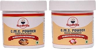 foodfrillz GMS & CMC Powder for Ice Cream Making Combo Pack (40 g x 2) 80 g
