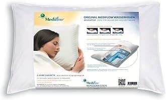 Mediflow Waterbase Fibrefill Pillow, Travel Size-White, Polyester