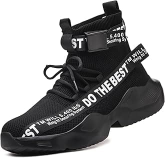 Furuian Steel Toe Shoes for Men Women Comfortable Lightweight Safety Snekaers Industrial Construction Work Shoes for Men