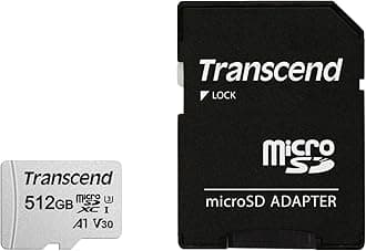 Transcend USD300 512GB microSDXC Micro SD Card A1 V30 UHS-I U3 C10, Up to 100MB/s, 4K UHD Video Memory Card w/Adapter for Steam Deck, ROG Ally, MSI Claw, GoPro, DJI, Insta360, Action Camera