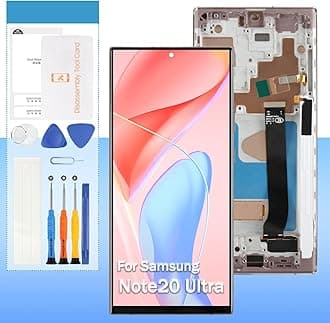 Incell for Samsung Galaxy Note20 Ultra Screen Replacement for Samsung Note 20 Ultra N985 N986 LCD Display Touch Digitizer Assembly(Bronze,Not Fingerprint)