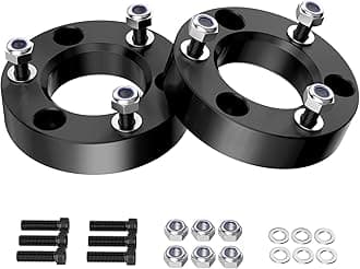 Richeer 2 inch Leveling Lift Kit Compatible with 2004-2026 F150, Leveling Lift Kit Fit for 2004-2026 F150 2WD 4WD, 2003-2018 Expedition Forged Front Strut Spacers Raise the Front of your F150 by 2"