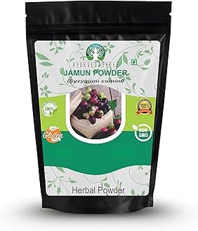 Jamun Seed Powder 200 Gm I Eugenia Jambolana I Indian BlackBerry I Java Plum I Non GMO I Vegan I Gluten Free