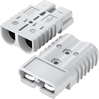 TERRIFI 350 Amp Car Battery Cable Connector,Battery Terminal Plug Connector Kit,2/0AWG Battery Connectors Quick Connect for Car Winch Boat Forklift - 2PCS