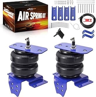 maXpeedingrods 5000 lbs Rear Air Suspension Bags Kit for Toyota Tundra Pickup Trucks 2WD & 4WD 2007-2021 Air Spring Ride Kit